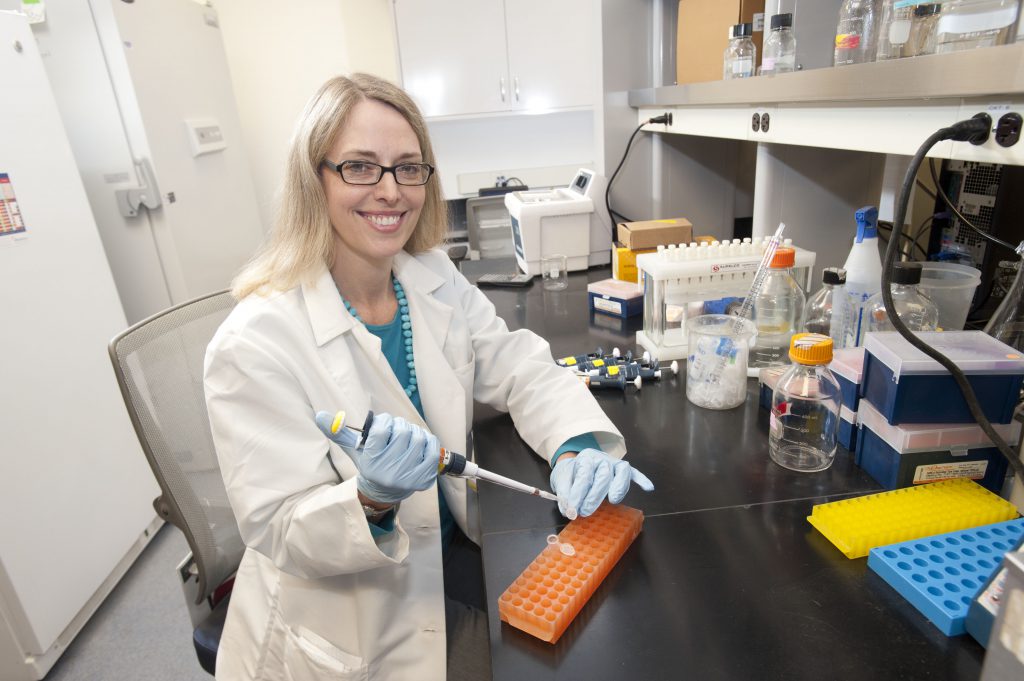Larisa Cavallari, Pharm.D., is director of the Center for Pharmacogenomics at the University of Florida College of Pharmacy and associate director of the UF Health Personalized Medicine Program. (Source: UF Health News)